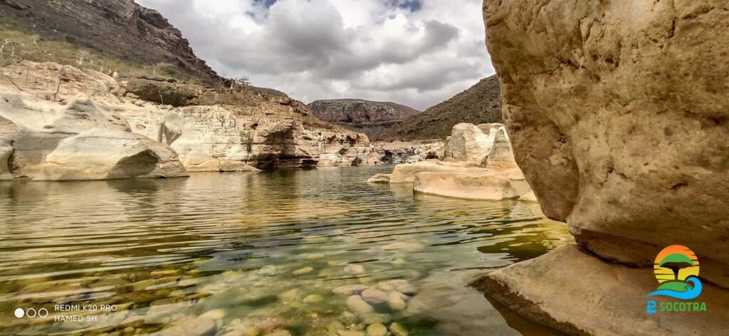 Kalisan Canyon, Swimming bath, Socotra Kalisan Canyon, Swimming bath, Socotra