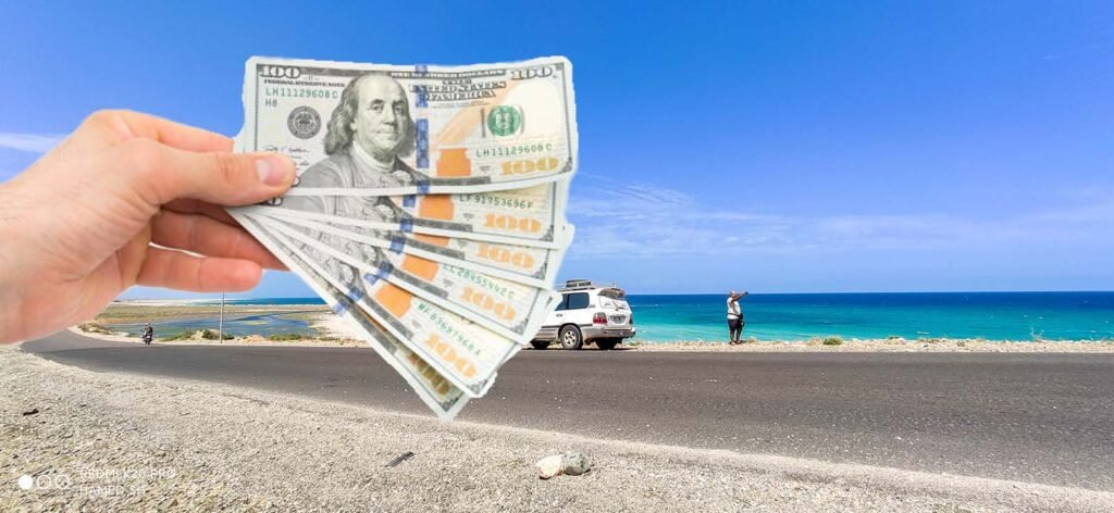 Cash is Matter When Traveling to Socotra Island, 100 Dollars